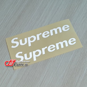 استیکر شبرنگ گل پخش کن طرح Supreme - کد 10649