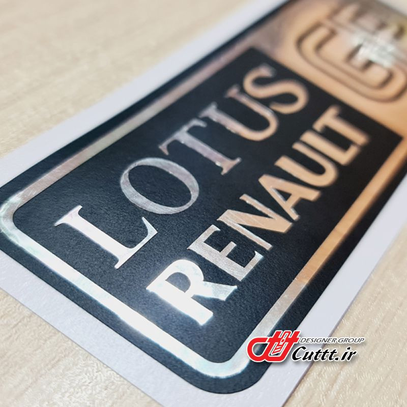 استیکر چسبی LOTUS RENAULT کد 10678