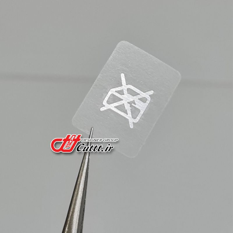 برچسبهای لیزری دکمه های قفل شیشه  اچ 30 کراس - کد 10744
