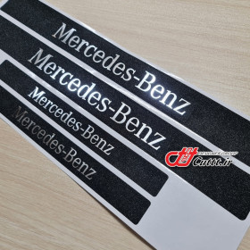 برچسبهای تزریقی پارکابی - مشکی شاین - طرح Mercedes-Benz - کد 10717