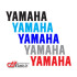 استیکر برشی موتور سیکلت - طرح YAMAHA - کد 10423