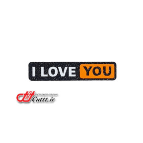 استیکر تزریقی طرح i love you - کد 10870