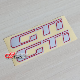 استیکر تزریقی شبرنگ گل پخش کن طرح GTI - کد 10640
