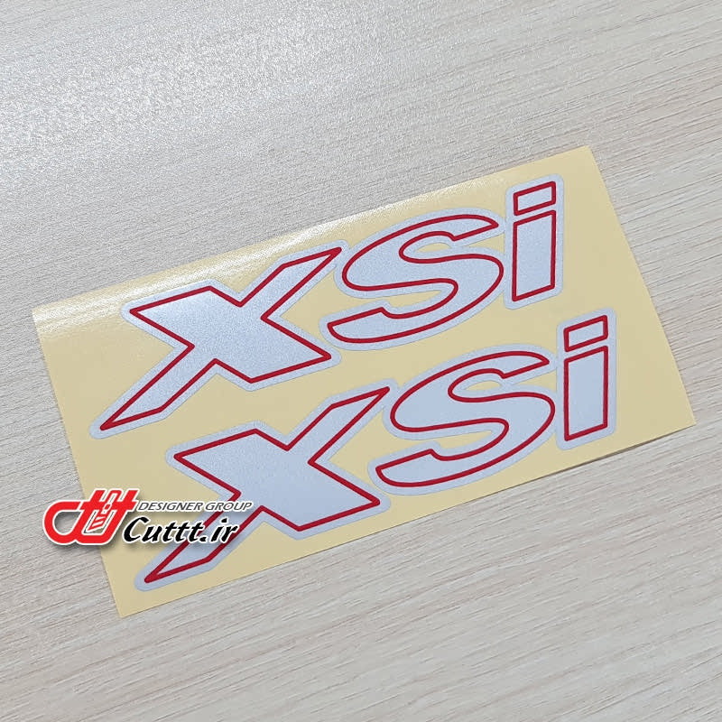استیکر تزریقی شبرنگ گل پخش کن طرح XSI - کد 10642