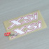 استیکر تزریقی شبرنگ گل پخش کن طرح XSI - کد 10642
