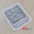 برچسب متالایز تلفن پارک - طرح QR CODE - کد 10709