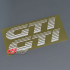استیکر شبرنگ گل پخش کن طرح GTI - کد 10712