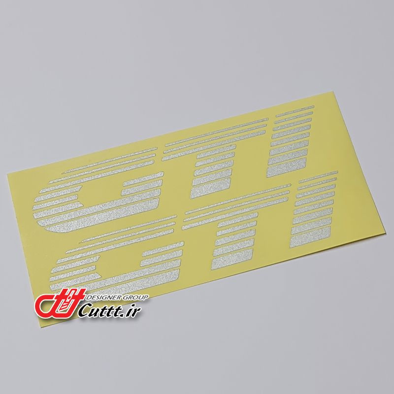 استیکر شبرنگ گل پخش کن طرح GTI - کد 10712